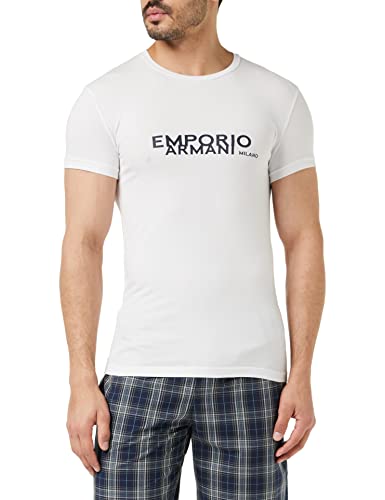 Emporio Armani Underwear T- Shirt on-Site Edition, Blanc (White), L Homme