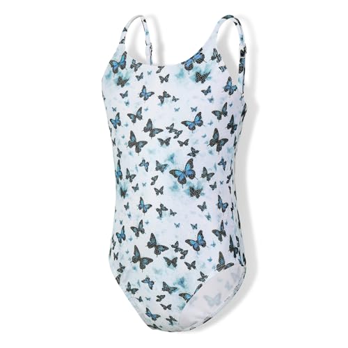 Image of Zando Girls Bathing Suit Size 2-10 Years - Cute Toddler Swimsuit Girl Adjustable One Piece Swimwear for Summer Beach Wear