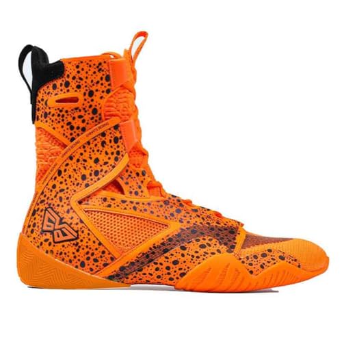 Chaussures de boxe pour hommes baskets montantes à lacets sport combat