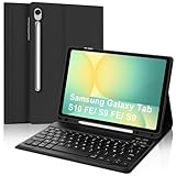 【Clavier de Haute Qualité】 Le clavier pour tablette samsung s10fe est en matériau ABS de haute qualité, avec une dureté élevée de clés, résistante à l'usure et pas facile à endommager, un rebond rapide et un faible bruit, en vous assurant que vous avez une bonne expérience utilisateur au travail ou à l'étude.