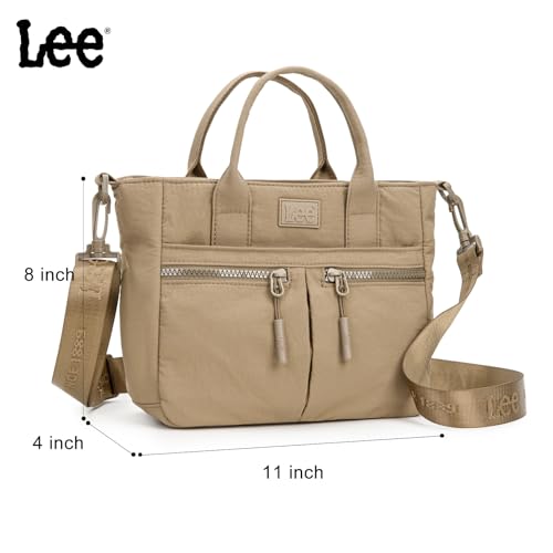 Image of Lee Small Crossbody Bag for Women Nylon Tote Bag with Multiple Pockets