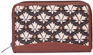 ZOUK Women Handcrafted Bidri Kaiser Chain Wallet