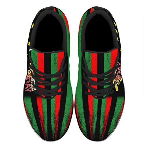 Sonzj-II Juneteenth Shoes African Women Celebrate Freedom Day 1865 Casual Running Tennis Sneakers2
