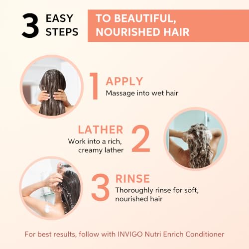 Image of Wella Professionals Invigo Nutri-Enrich Shampoo | Deep Nourishment for Dry, Frizzy & Damaged Hair | 50 ml | With Goji Berry & Vitamin E