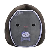 Squishmallows Original 16-Inch Julianne Grey and Purple Coffin - Official Jazwares Plush (Large)