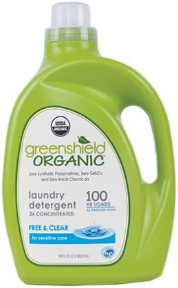 GreenShield Laundry Detergent, Free & Clear Org, 100 Ounce (Pack of 2) image 4