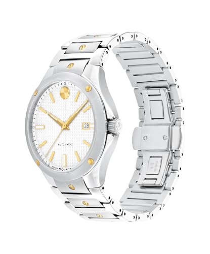 Movado S.E. Men's Luxury Automatic Watch - Swiss Self-Winding Movement, Stainless Steel Bracelet, Water Resistance 100 Meters - Classic Timepiece - Gift for Him - 41mm2