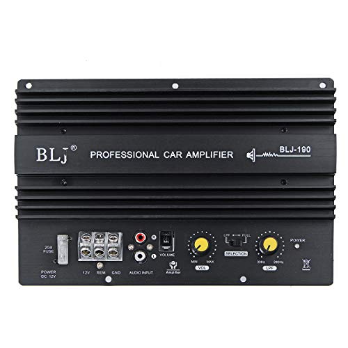 Amplificador de coche 12V 600W con alta potencia para un subwoofer potente