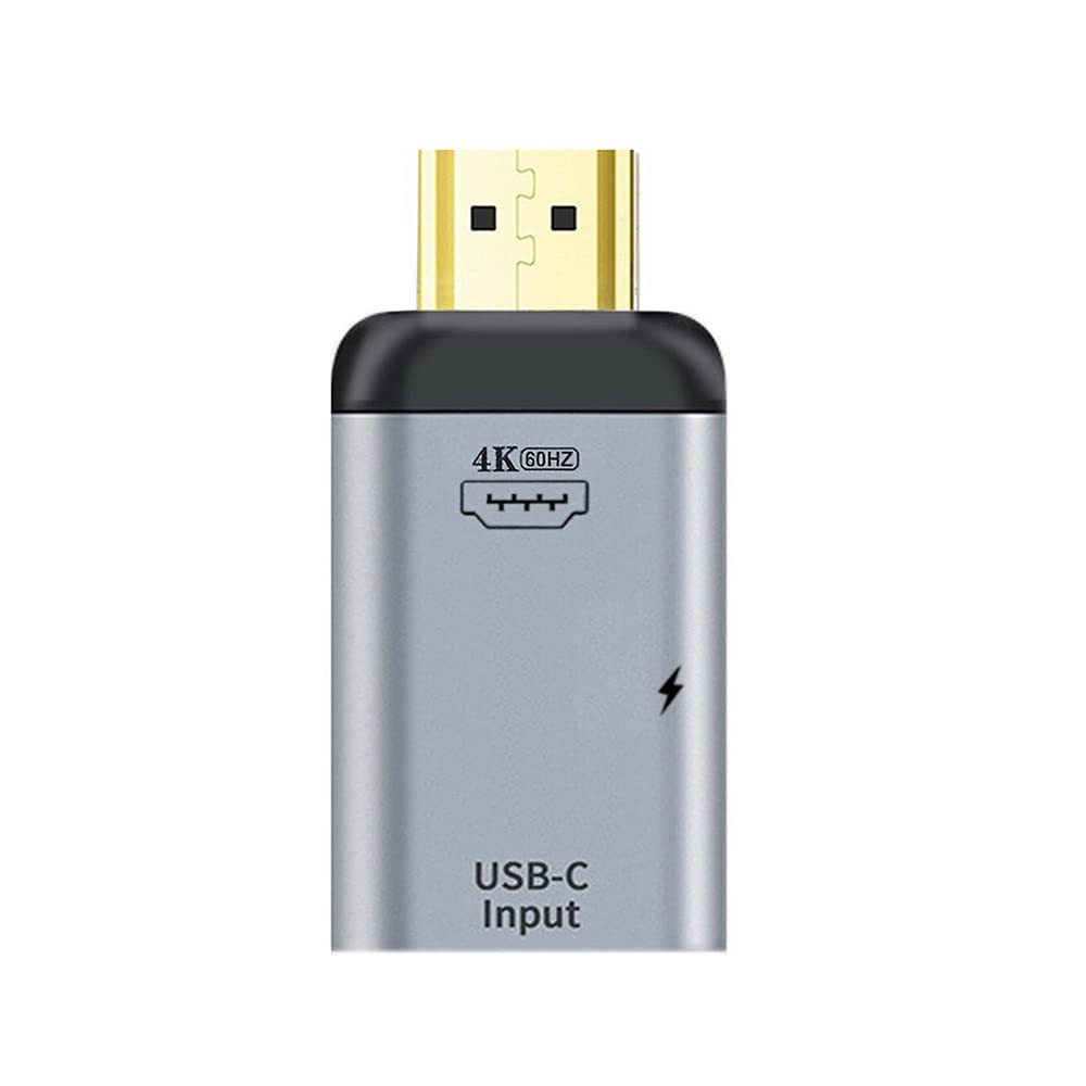 Huybaa Adattatore da USB C a HD1, adattatore 3 in 1 da USB C a HD1 4K