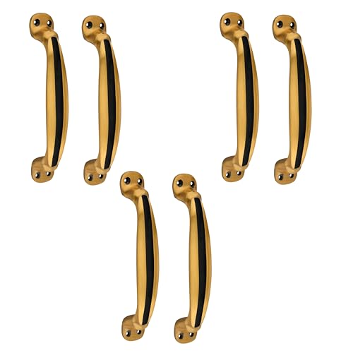Image of Door Handle Cool Door Handles for Main Door Aluminum (7 Inch), Antique- Finish Door Handles for Home and Office for Wooden & Glass Door Handle, Pull Door Handle (Pack of 3 Pair, One Line)
