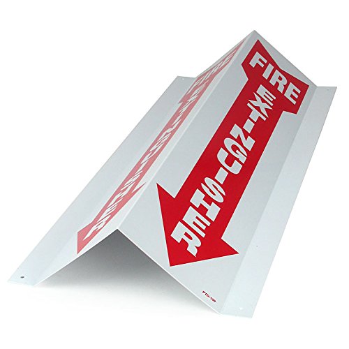 3D All Rigid Plastic Fire Extinguisher Sign 4