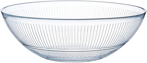 Emilja® 1 x Schale Glasschale Salatschale 26cm Louison Buffetschale Vintage Look