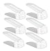 6-Pack Space-Saving Shoe Slotz Storage Units in Ivory | As Seen on TV | No Assembly Required