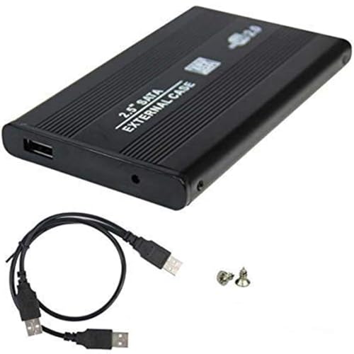 Image of PremiumAV 2.5-Inch SATA Portable External Hard Drive - Slim USB Storage Device for Laptop, PC, Mac, Smart TV - High-Speed Data Transfer, Plug & Play Backup Drive - Black