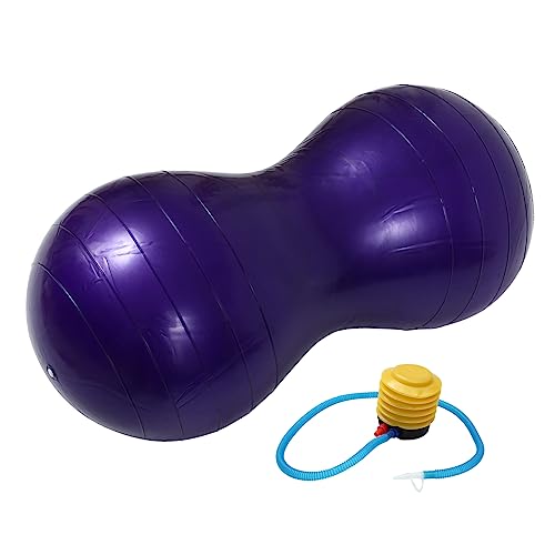 HANABASS 1 Juego Pelota De Masaje De Yoga Pelota De Yoga Entrenador De y Estabilidad De Polivinilo Púrpura