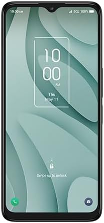 40 XE 5G (espectro desbloqueado): pantalla HD+ de 6,56", conectividad 5G, batería de 5000 mAh, 4 GB de RAM + 64 GB de almacenamiento, teléfono inteligente Android