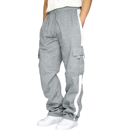 Pantalones Jogger Hombre Relaxed Fit con Cintura Elástica miniatura 1