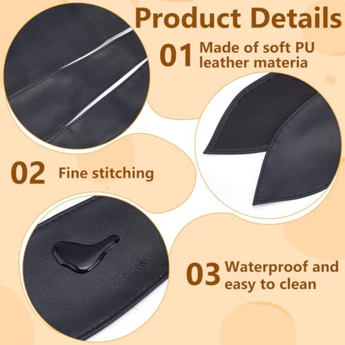 FREEBLOSS 2 Pcs Obi Belt Wrap Wide Cinch Fashion Womens Waist Belt Black&Beige Bow Belt Wrap Around Wide Waistband Wide Belts for Women Dresses Corset Belt for Women3