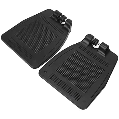 Rollstuhl-Fußstütze, 7,48 x 6,3 Zoll, 2-teiliges Rollstuhlpedal für Mobilitätsrollerteile Cover