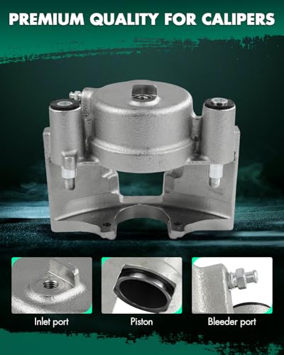 Image of SCITOO 184347 Front Right Disc Brake Caliper Assembly Without Bracket For Chevrolet For C3500 /For Express 2500 /For Express 3500 /For K3500,For Dodge For Ram 2500 /For Ram 3500,For GMC For C3500
