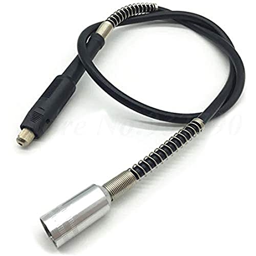 Image of DIY Crafts 108cm * 2cm for Dremel 3000 4000 Electric Drill Rotary Grinder Tool Attachments Flexible Shaft Fits Power Tool Accessories Flex Shaft (Pattern No # 4, Black Silver I)