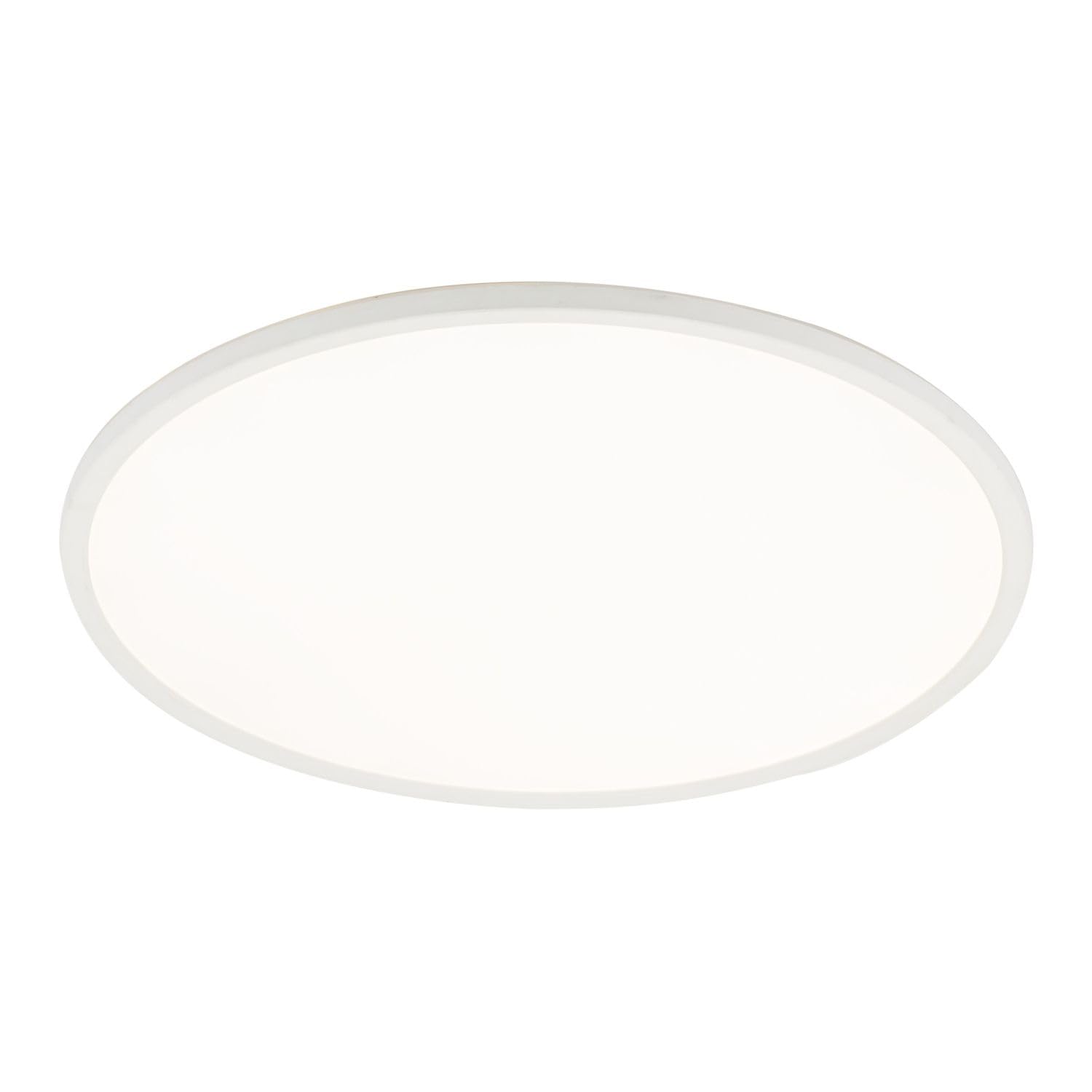 Licht-Erlebnisse LED Deckenleuchte Badezimmer Dimmbar 3 Lichtmodi 3000/4000 / 6500 K Ø 50 cm rund IP54 Weiß 4980 lm Deckenlampe Badleuchte