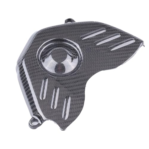 Image of 100% Real 3K Carbon Fiber Sprocket Cover Fit for Honda 2007-2026 CBR600RR CBR 600RR Glossy Twill Weave nt01