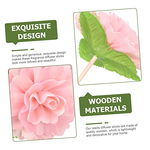 IMIKEYA 5 palitos aromaterapia con flores rattan miniatura 4