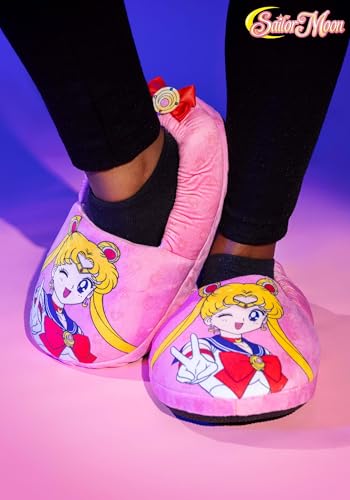 Fun Costumes Adult Sailor Moon AOP Pink Slippers2