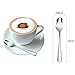 yasheng Mini 18/10 Stainless Steel Bistro Spoon 12.5 cm (4.9 Inch), Set of 6