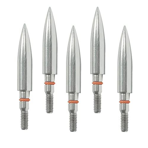 Image of 100 /125 /150 /200 /300 Grains Archery Field Points Practice Field Tips, Archery Target Practice Hunting Arrow Tip for Recurve, Compound Bow Crossbow, Stainless Steel Screw in Broadheads