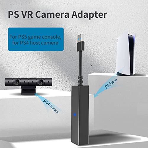 Adaptador de cámara PSVR para consola PS5 y cable convertidor de cámara para host PS4 2
