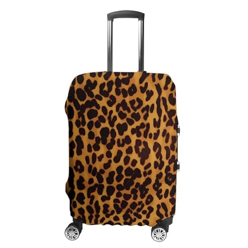 Cool Cheetah Leopard Luggage Cover, Washable Elastic Suitcase Cover Protector Fit 18-32 Inch Luggage
