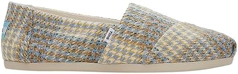 TOMS Women's Alpargata CloudBound Loafer Flat, Sky Blue Plaid Tweed, 8 | Image 6