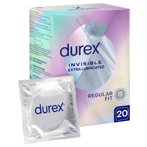 Durex Preservativos invisibles hidratados adicionalmente 20 piezas