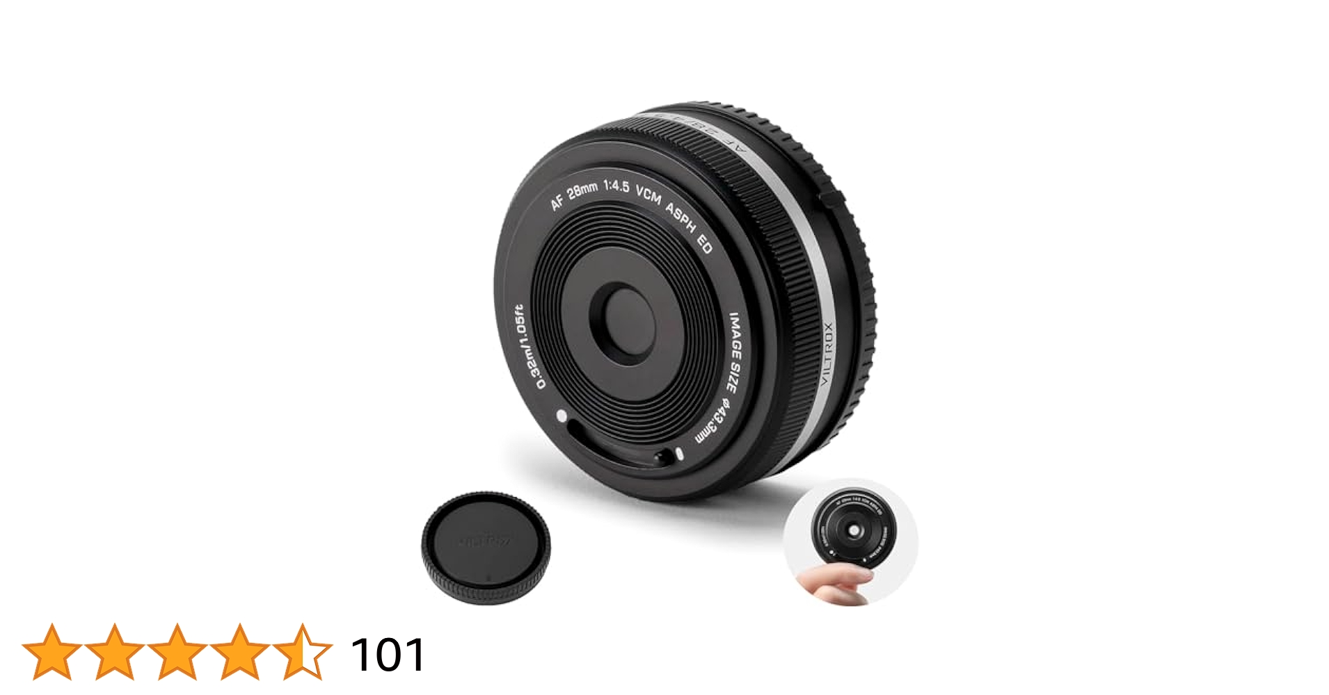 Amazon.co.jp: VILTROX 28mm F4.5 FE パンケーキ フルフレーム