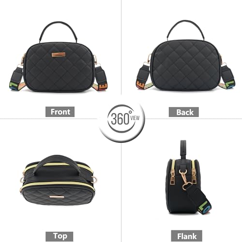 PORT&LOTUS Small Handbags for Women Fashion Top-handle Women's Bags Crossbody Purses for Women3