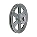 3/4" Fixed Bore 1 Groove Standard V-Belt Pulley 8.25 in OD