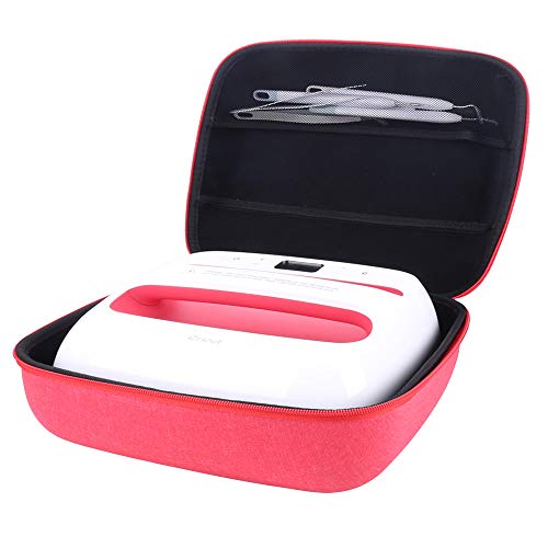 Aenllosi Hard Storage Case Compatible with Cricut EasyPress 2 (red, 12