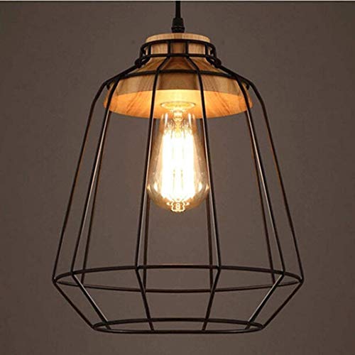 Lámpara de techo colgante E27 para iluminar dormitorios oscuros con estilo moderno 5