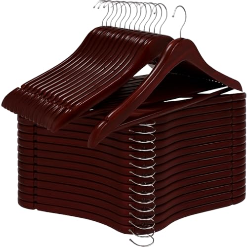 Opiniones de Ropa de una pieza para comprar online. 44 MRK HOME Ganchos de Madera para Ropa, Caja 50 Piezas, para Vestidos, Camisas, Pantalones, Barnizados, Alta Resistencia, Cromados, Giratorio, Largo 44.5 cm x Alto 23 cm (Cereza)