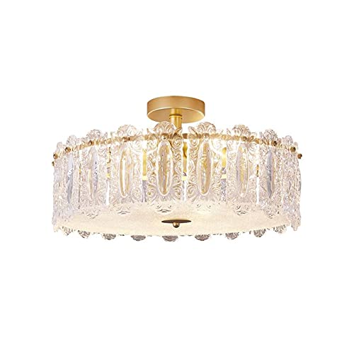 Plafonnier en verre luxe E27 lustre créatif moderne haut de gamme pour grand salon