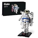 Nifeliz Home Universe Exploring Space Astronaut Building Block Kit, Educational DIY Spaceman Buildin