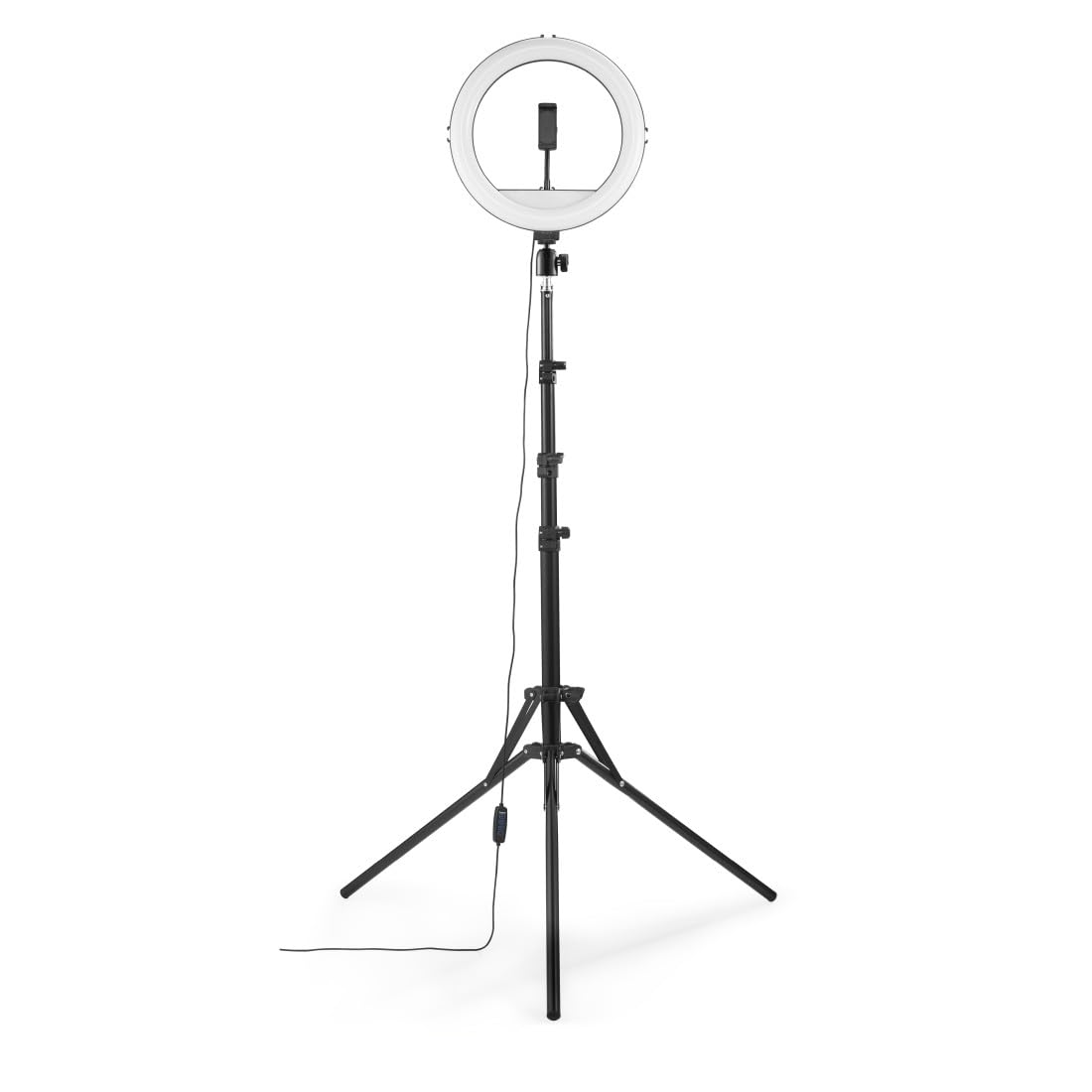 LED-Ringleuchte Spotlight Steady 120 III, Ringlicht-Stativ für Handy, 12"