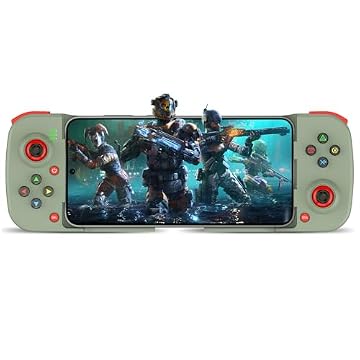 Joso Wireless Game Controller for iOS, Android, PC, Mobile Gaming Controller for iPhone 16/15/14/13/12/11/X,Galaxy S24/23/22,Play COD/Warzone Mobile, Cloud Gaming