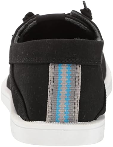 Quiksilver Men's Harbor DREDGED II Low TOP Casual Shoe Boat, Black/Black/White, 7 | Image 2