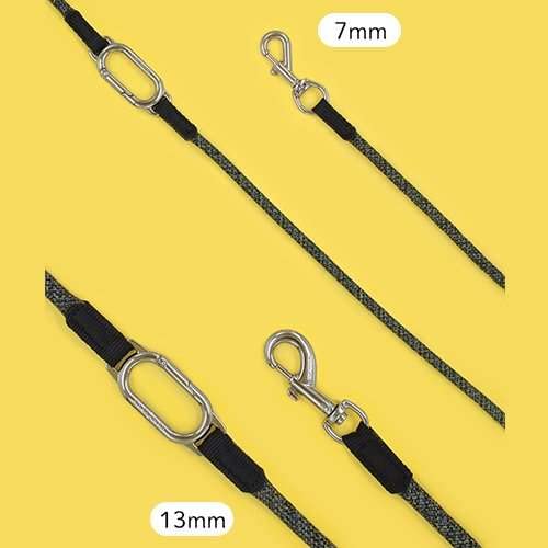 High5Dogs, Ergonomic Dog Lead, Orange, 13 mm Wide and 140 cm Long, Durable and Easy to Clean - Image 4