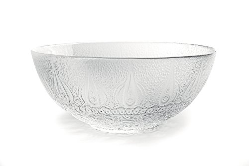 Excelsa Arabesque ensaladera, Cristal, Transparente, 23 x 23 x 10 cm