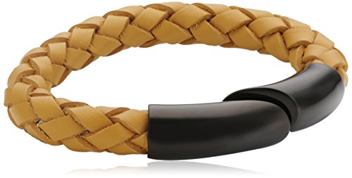 Preisvergleich Produktbild Moov Unisex-Armreif Edelstahl Leder B187SSBGB