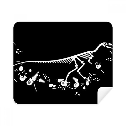 Chiffon de nettoyage écran et lunettes en daim motif dinosaure DIYthinker 2 pièces